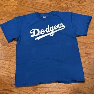 Majestic Royal Blue Dodgers Short Sleeve Tee